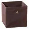 Faltbox WINNY - Braun - Mit Metallöse - 32x32 Cm -WENKO Geschäft 9005299200 1600Wx1600H 598Wx598H