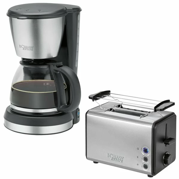 BOMANN Küchenhelfer-Set - Kaffeeautomat Und Toaster 3 BOMANN Küchenhelfer-Set - Kaffeeautomat Und Toaster